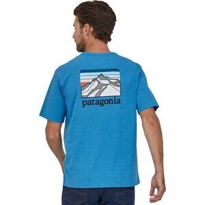 Patagonia Responsibili-Tee Blue Graphic T-Shirt – Men’s Small